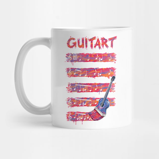 GuitArt Guitar Art by c0y0te7